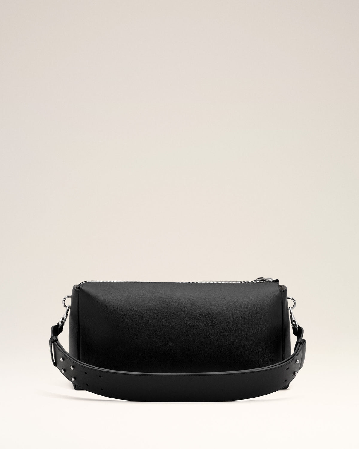 Carrousel Zipped Bag aus schwarzem Kalbsleder - 5