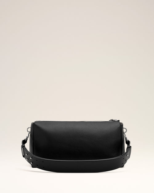 Carrousel Zipped Bag aus schwarzem Kalbsleder - Herren - 5 - AMI Paris - Ami Paris