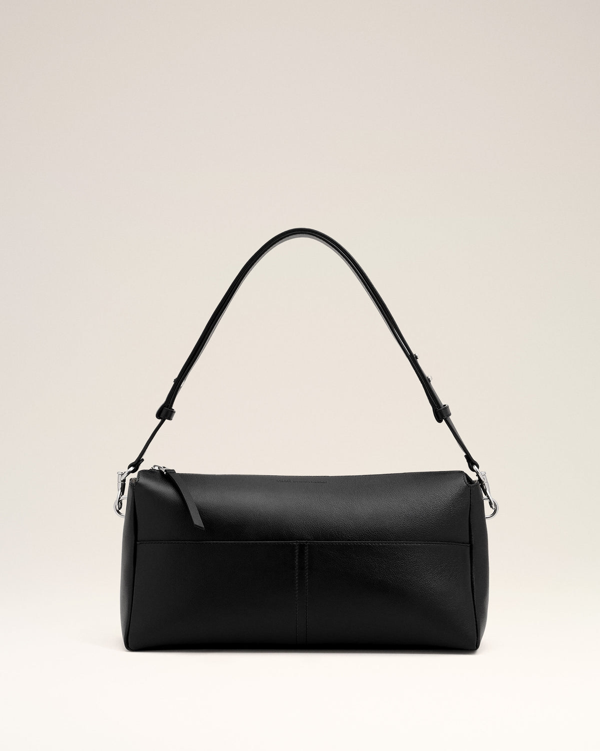 Carrousel Zipped Bag aus schwarzem Kalbsleder - 8