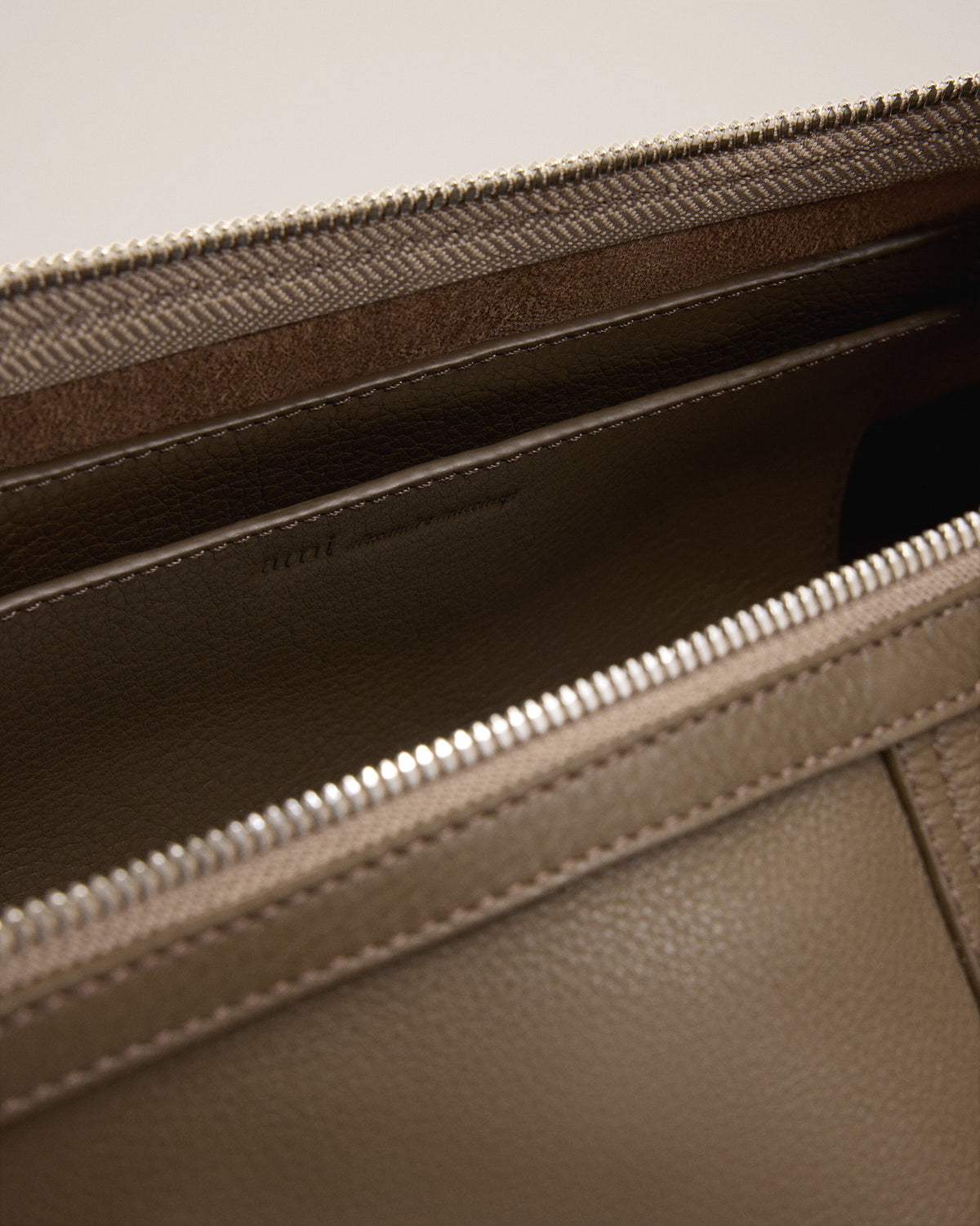 Small brown taurillon leather Etienne crossbody bag - 6