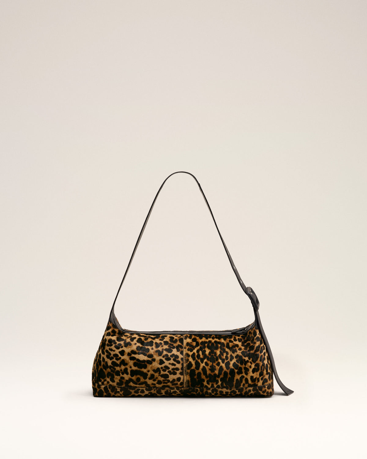 Small cowhide leather leopard printed Etienne crossbody bag - 4
