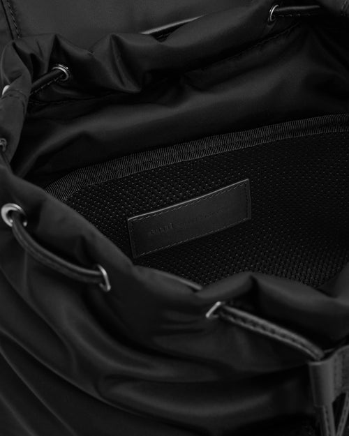 Small black nylon Marcel flap backpack - Woman - 12 - AMI Paris - Ami Paris