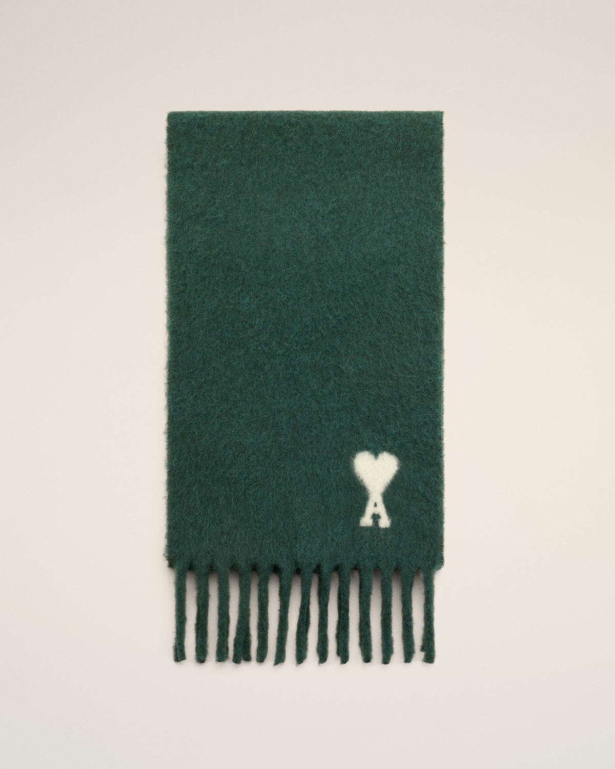 Sciarpa Ami de Cœur in alpaca verde - 4