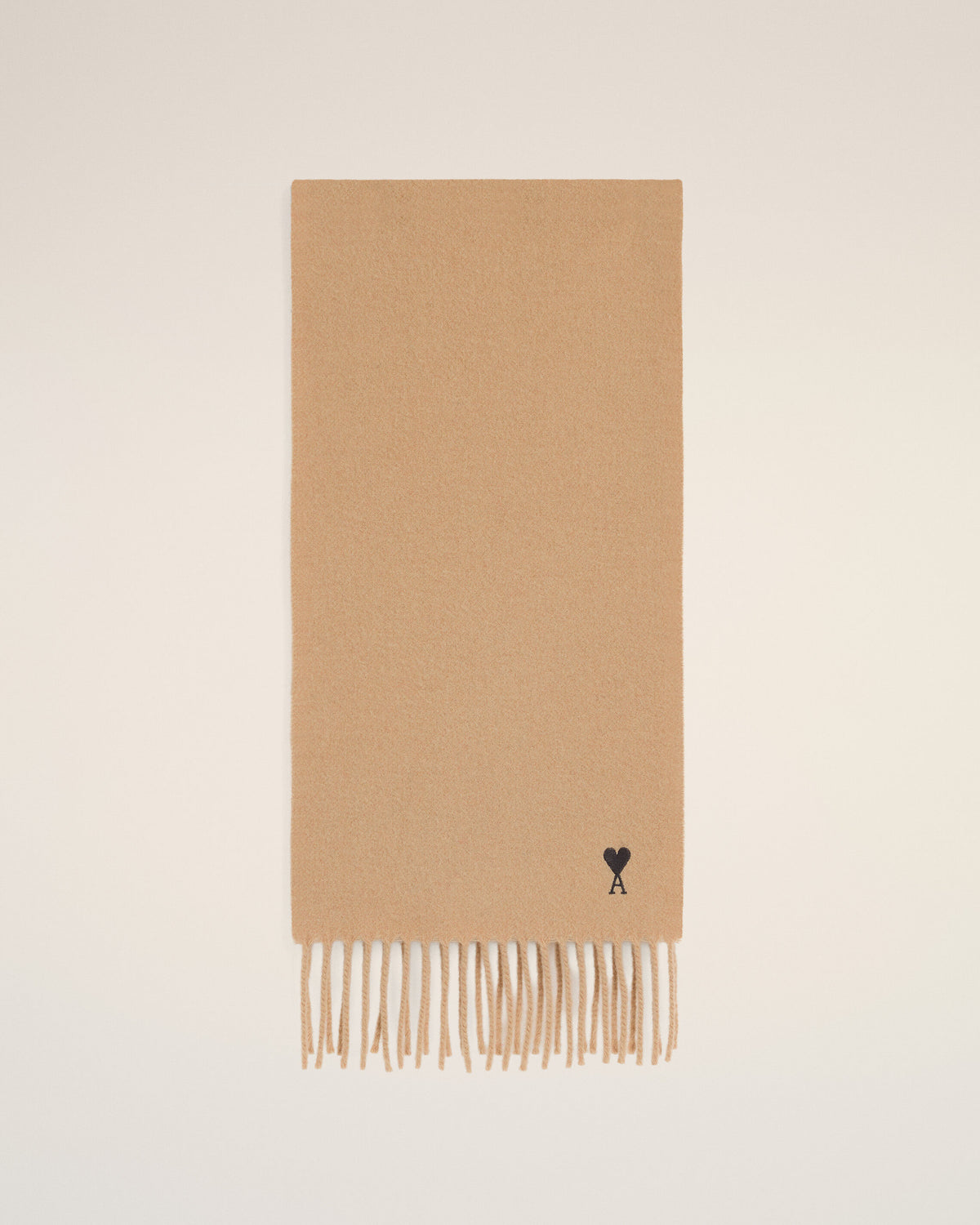 Echarpe beige en laine Ami de Coeur - 4