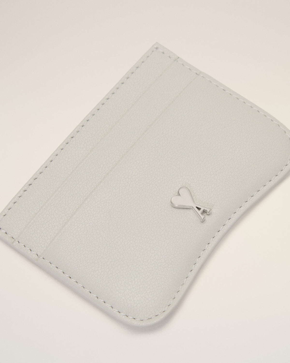 Grey Paris Paris zipped cowhide leather card holder - 6