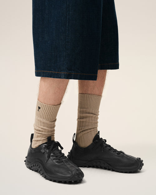 Mirage Sneaker aus schwarzem Rindsleder - 1 - Ami Paris