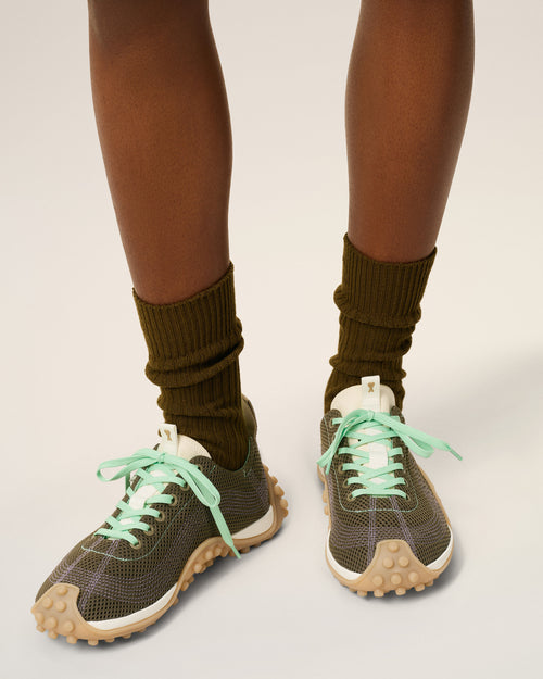                             Mirage Sneaker aus grünem Mesh - 3                         - Ami Paris