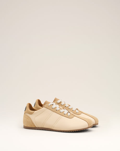 Sneakers Soft blanches en nylon - Femme - 8 - AMI Paris - Ami Paris