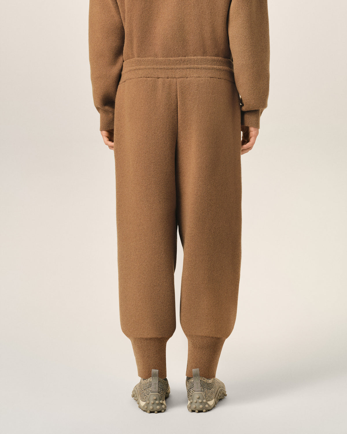 Pantalón deportivo de lana marrón - 4