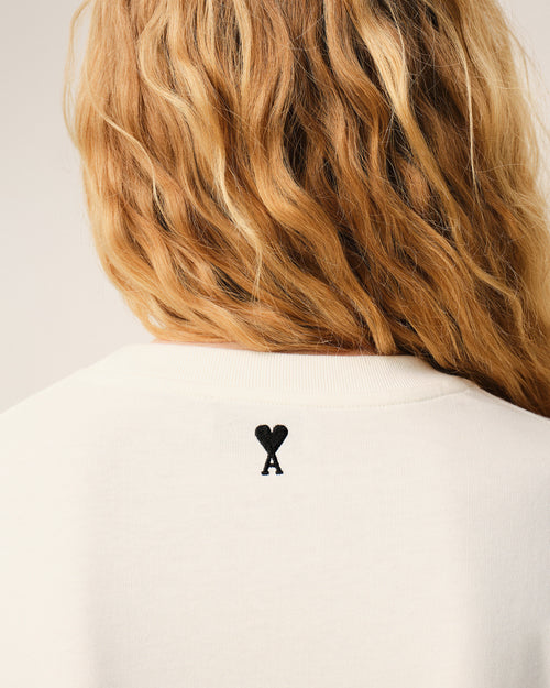 Camiseta blanca Thank You For Being A Friend de algodón - Mujer - 11 - AMI Paris - Ami Paris