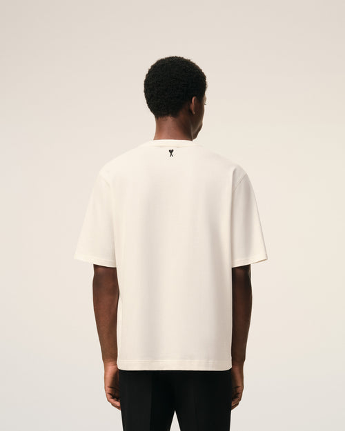 Camiseta blanca Thank You For Being A Friend de algodón - Hombre - 5 - AMI Paris - Ami Paris
