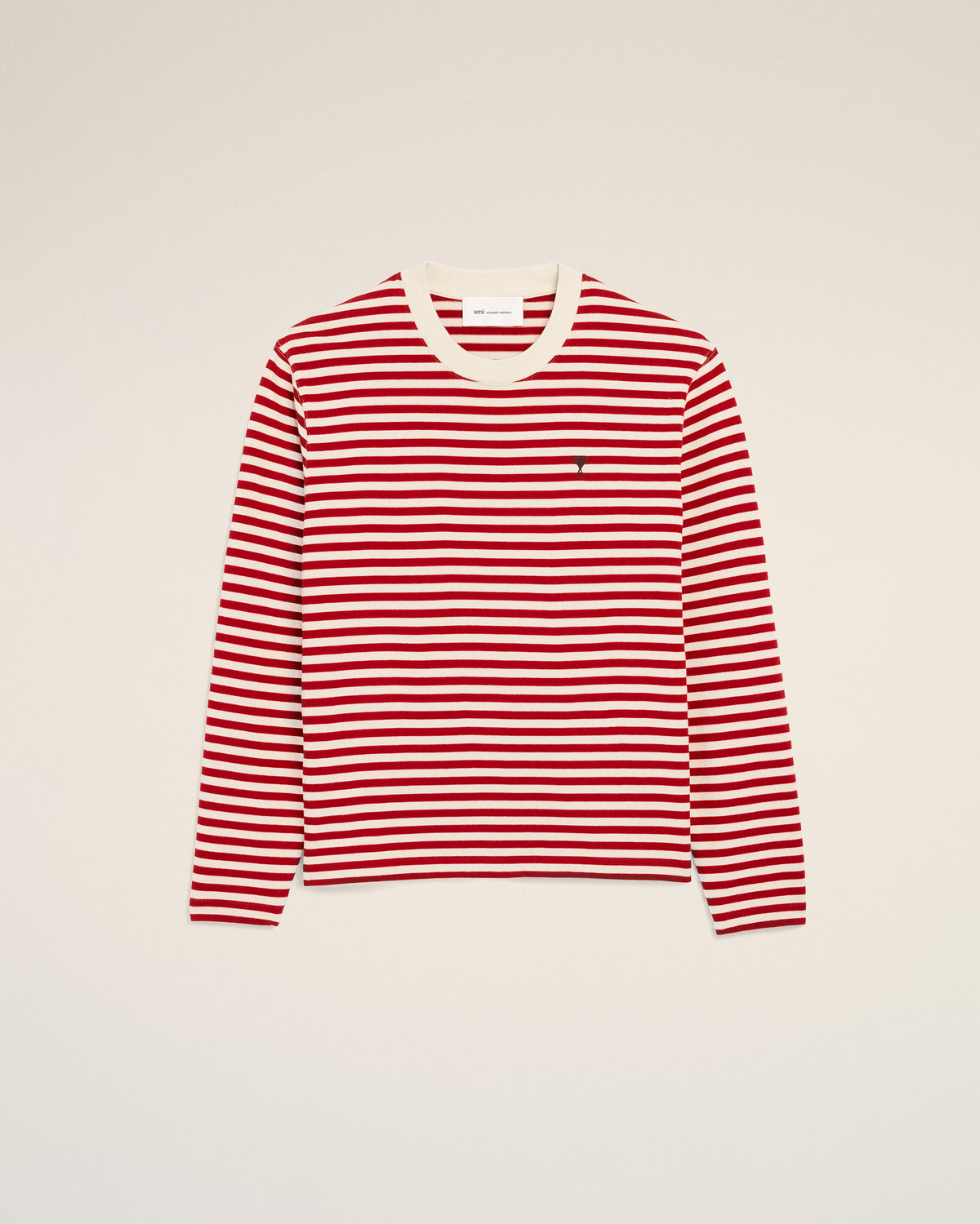 Camiseta marinera Ami de Cœur de algodón roja y blanca - 1